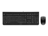 CHERRY DC 2000 - Desktop Corded USB Keyboard and M-5450 Optical Mouse - USB - UK English QWERTY layout - black