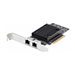 StarTech.com - adaptateur rseau - PCIe 3.0 x8 - Gigabit Ethernet / 10 Gb Ethernet x 2 - Conformit TAA