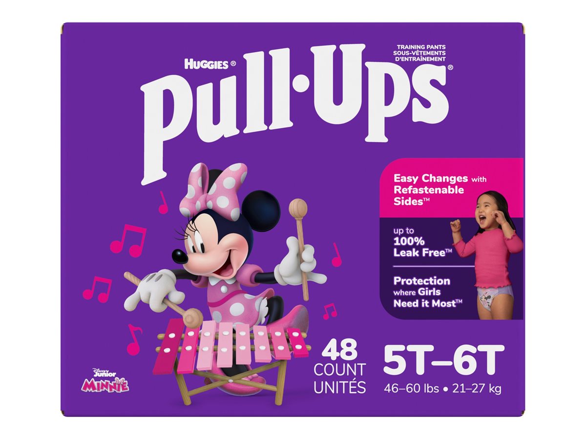 Huggies Pull-Ups Training Pants - Disney Junior Minnie Mouse - 5T-6T - 48  Count