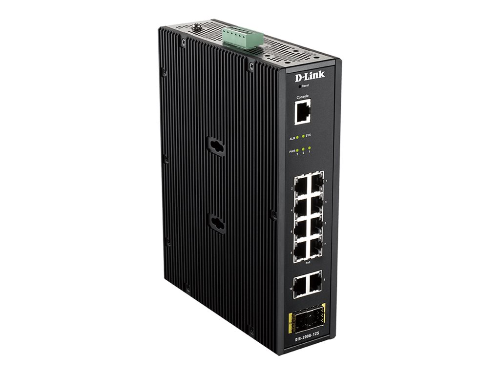 D-LINK 12 Port L2 Industrial SM Switch
