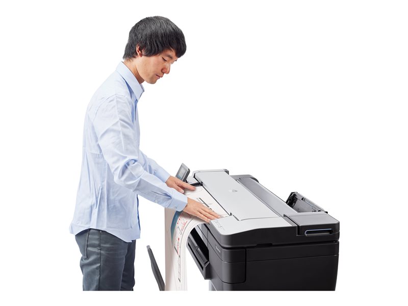 HP DesignJet T830 - 610 mm (24") Multifunktionsdrucker - Farbe - Tintenstrahl - 610 x 2770 mm (Original) - Rolle (61 cm) (Medien)