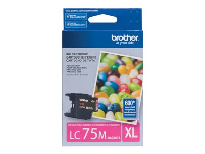 Brother LC75M XL High Yield magenta original ink cartridge 