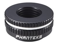 Phanteks Glacier 13mm Premium Pass-Through Fitting G1/4 Kølevæske system tilpasning 1-pack Sort