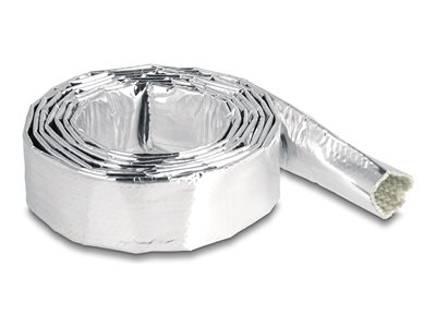 DELOCK Kabelschlauch aus Glasfasergeflecht und Alu 2m x 20mm