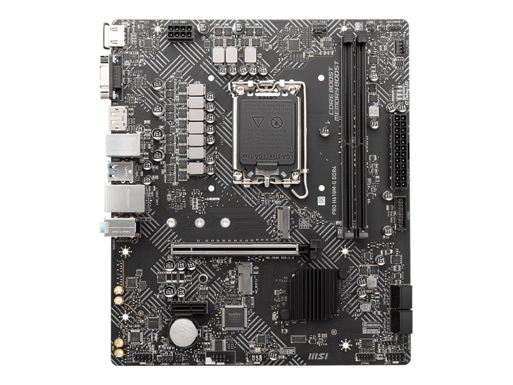 MSI PRO H610M-G - základní deska - mikro ATX - zásuvka LGA1700 - H610