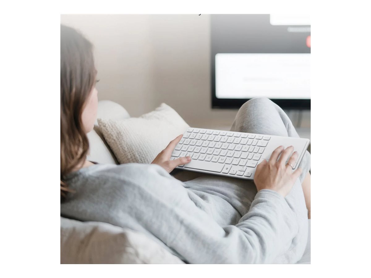 Rapoo E900T keyboard portable mini with touchpad white Input Usage / lifestyle Right-angle 72740