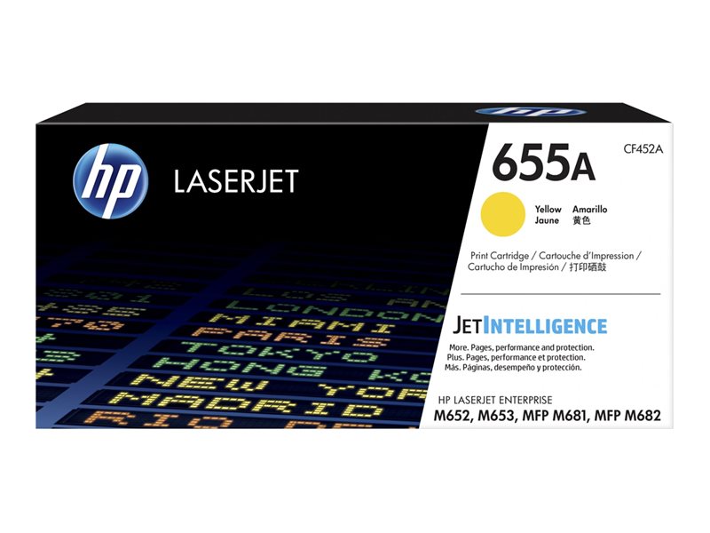 HP 655A LaserJet Toner Cartouche Jaune