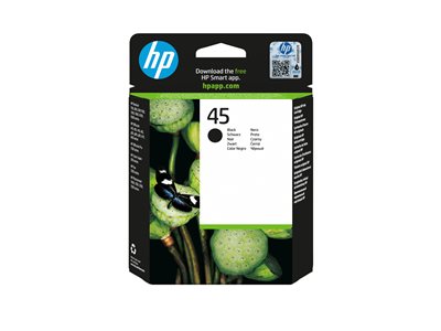 HP 45 Tinte schwarz gross