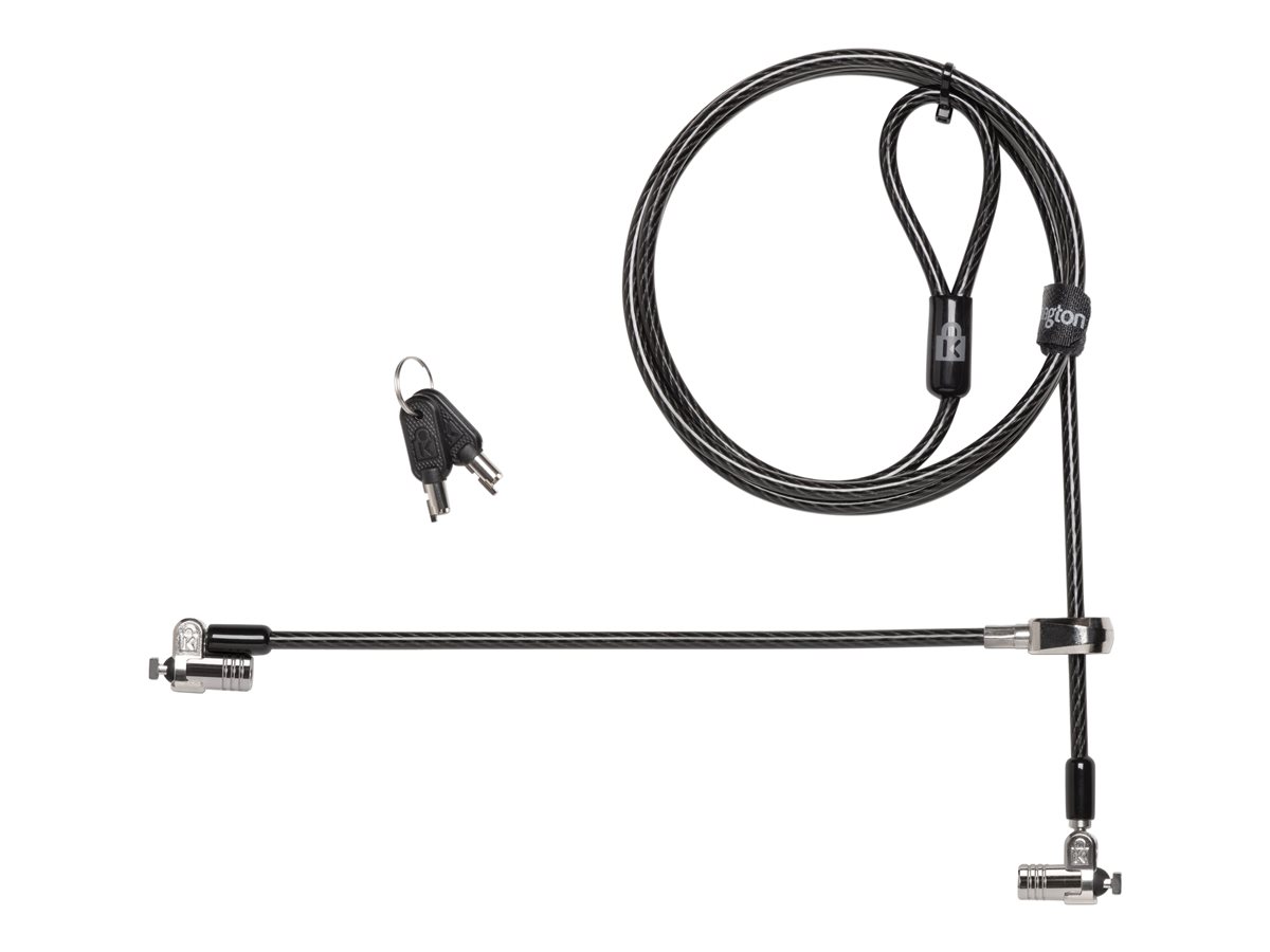 Kensington MicroSaver 2.0 Keyed Twin Laptop Lock - Like Keyed - bezpečnostní kabelový zámek – foto 2