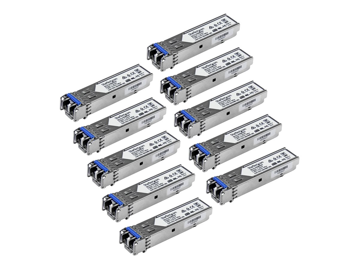 StarTech.com Cisco GLC-LH-SMD Compatible SFP Module, 1000BASE-LX/LH, 1GbE Single Mode (SMF) Fiber SMF Optic Transceiver, 1GE Gigabit Ethernet, LC Connector, 10km 1310nm, Firepower, ASR920 (GLCLHSMD10ST) - Transceiver modul SFP (mini-GBIC) - 1GbE – foto 2