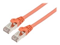 Prokord CAT 6a Kabel med afskærmning med folie og kobberfletning (SFTP 3m Netværkskabel Orange 