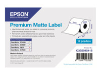 Premium - label continuous paper - matte - 1 roll(