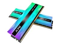 XPG LANCER NEON RGB DDR5 SDRAM 64GB kit CL30 On-die ECC DIMM 288-PIN