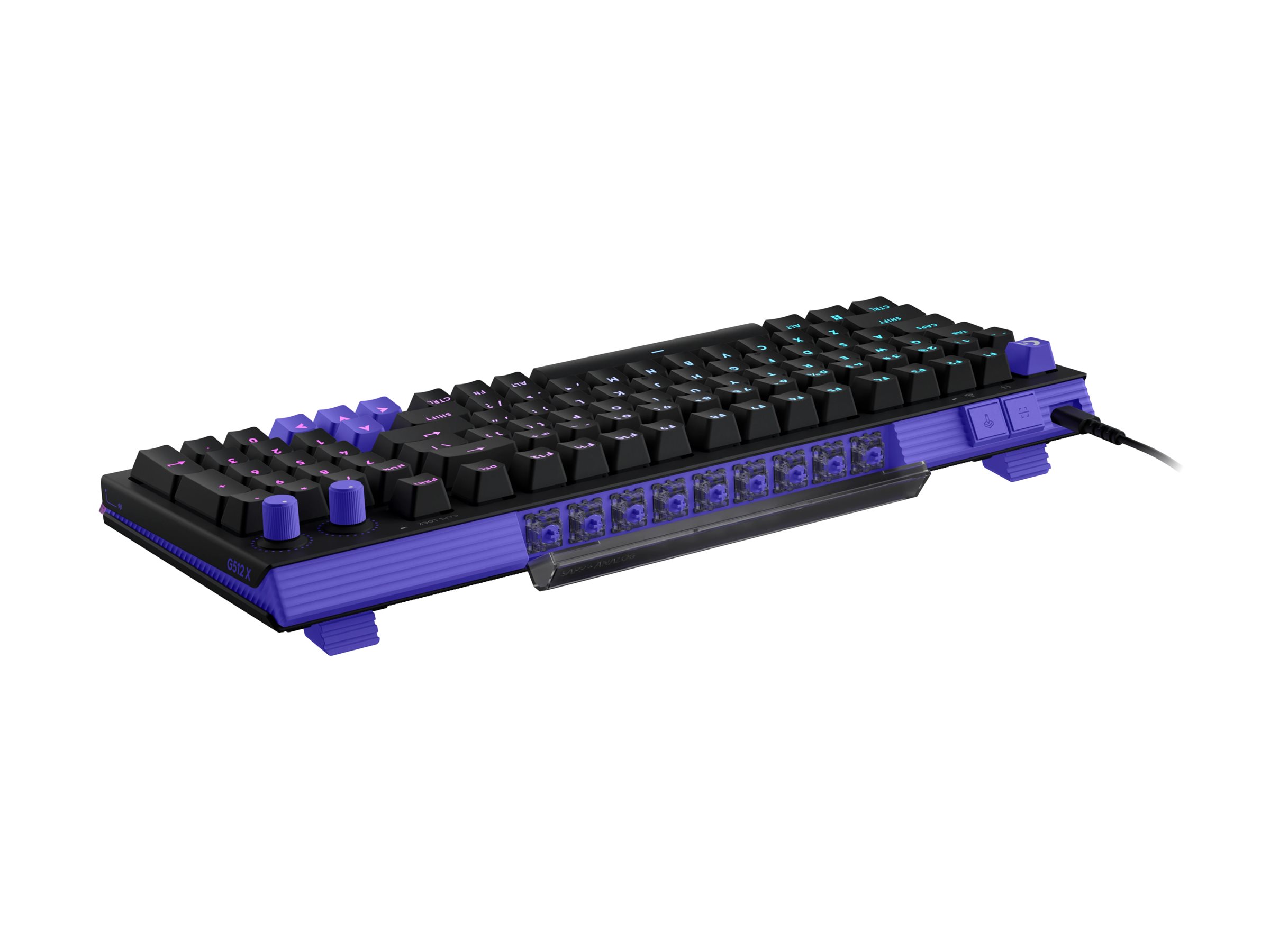 Logitech G G512 X 98 keyboard QWERTY US English black Input Product shot Left-angle 79900