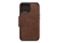 OtterBox Strada Series Folio Beskyttelsescover Espresso (brown) Apple iPhone 15