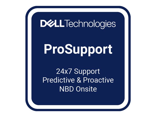 Dell Effectuez une mise  niveau de 3 ans Basic Onsite vers 5 ans ProSupport - contrat de maintenance prolong - 5 annes - sur site