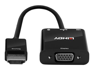 Convertisseur HDMI vers VGA & Audio Connecte une source HDMI à un affichage VGA