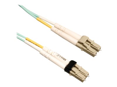 Tripp Lite 1M 10Gb Duplex Multimode 50/125 OM3 LSZH Fiber Optic Patch Cable LC/LC Aqua 3' 3ft 1 Meter - patch cable - 1…