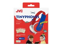 JVC HA KD7 Kabling Hovedtelefoner Blå Rød Hvid
