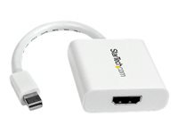 StarTech.com Adaptateur vidéo Mini DisplayPort vers HDMI - Convertisseur Mini DP vers HDMI - M/F - 1920x1200 - Blanc