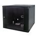 Intellinet 19 Double Section Wallmount Cabinet, 9U, 600mm depth, Flatpack, Black