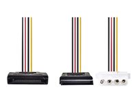 Nedis Strømforsyningsadapter 15cm Sort Rød Gul