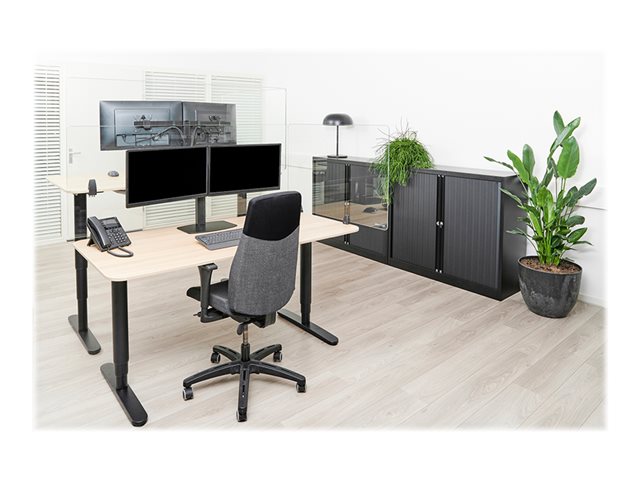 Neomounts NS-GLSPROTECT140 - rozdělená obrazovka - montáž na pracovní stůl - 138 x 65 cm - průhledná – foto 17