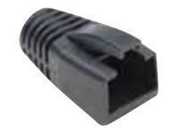 RJ45 BOOT, 7.5MM MAX OD, BLACK. PKG 100PC/BAG.