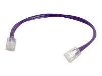 C2G 6in Cat6 Non-Booted Unshielded (UTP) Ethernet Network Patch Cable - Purple
