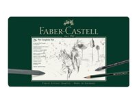 Faber-Castell PITT GRAPHITE Blyant, farveblyant og malerbørstesæt