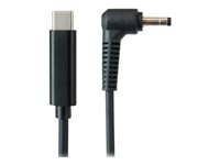 JAR Systems USB / power cable USB-C (M) straight to DC jack 4.0 x 1.7 mm (P) angled 12 in 