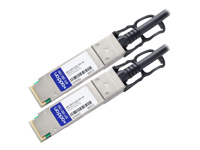AddOn - Câble d'attache directe 40GBase - Conformité TAA - QSFP+ (M) pour QSFP+ (M) 