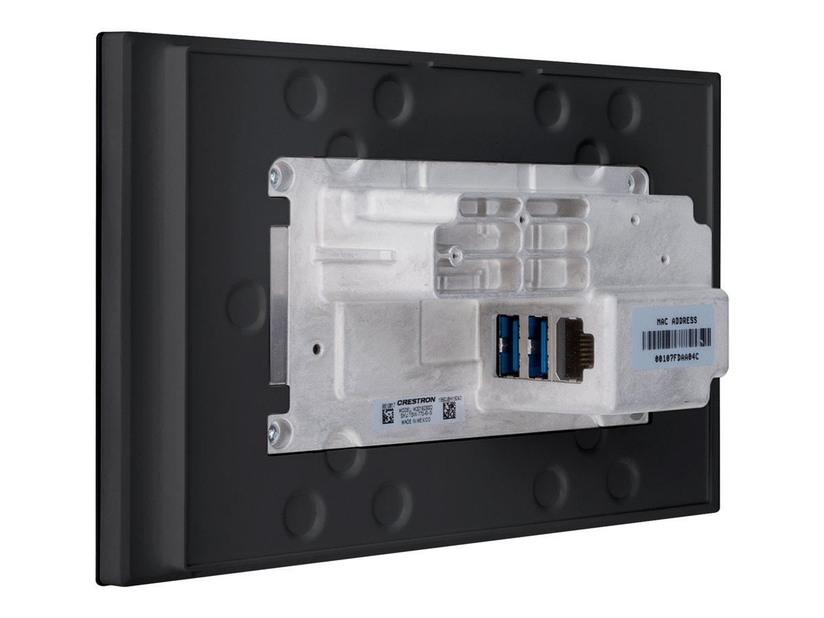 Crestron 7 in. Room Scheduling Touch Screen, Black Smooth, includes one TSW-770-LB-B-S light bar – foto 3