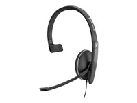 EPOS ADAPT SC 135 USB - Headset - on-ear - wired - active noise cancelling - USB, 3.5 mm jack - black, white - Certified for Skype for Business