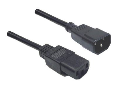 Dynamix power cable IEC C14 to IEC Product shot Left-angle 79150