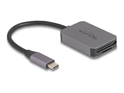 DELOCK USB Type-C Card Reader im Alu - 91009