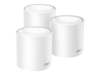 TP-Link Deco X50 Wi-Fi system (3 routers) up to 6,500 sq.ft mesh GigE Wi-Fi 6 -
