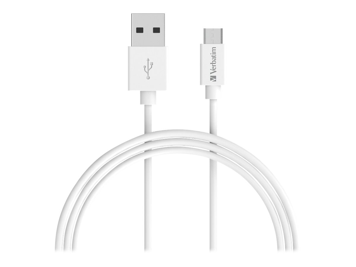 Verbatim USB-C cable USB to Micro-USB Type B 1 Product shot Front 79800