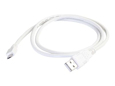 beginnen Verst Scheur C2G 3ft USB 2.0 A to Micro-USB B Cable White - 3' USB Cable - USB cable -