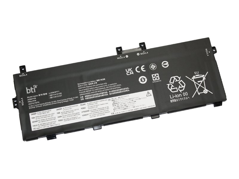 BTI - Notebook battery (equivalent to: Lenovo L20M3P71, Lenovo SB11A13105, Lenovo 5B11A13107, Lenovo 5B11A13108, Lenovo L20C3P71, Lenovo L20L3P71, Lenovo SB11A13106)
