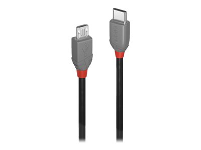 C ble USB 2.0 Type C vers Micro-B, Anthra Line, 0.5m