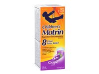 Motrin Children's Ibuprofen Oral Suspension - Grape - 120ml