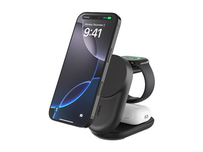 UltraCharge wireless charging stand - 3-in-1, magn