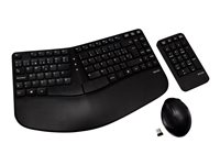 V7 CKW400ES Tastatur, mus og numerisk pad-sæt Trådløs