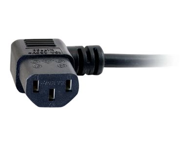 C2G 1m 18 AWG UK 90° Power Cord (IEC320C13R to BS 1363) - elektrický kabel - power IEC 60320 C13 do BS 1363 - 1 m – foto 4