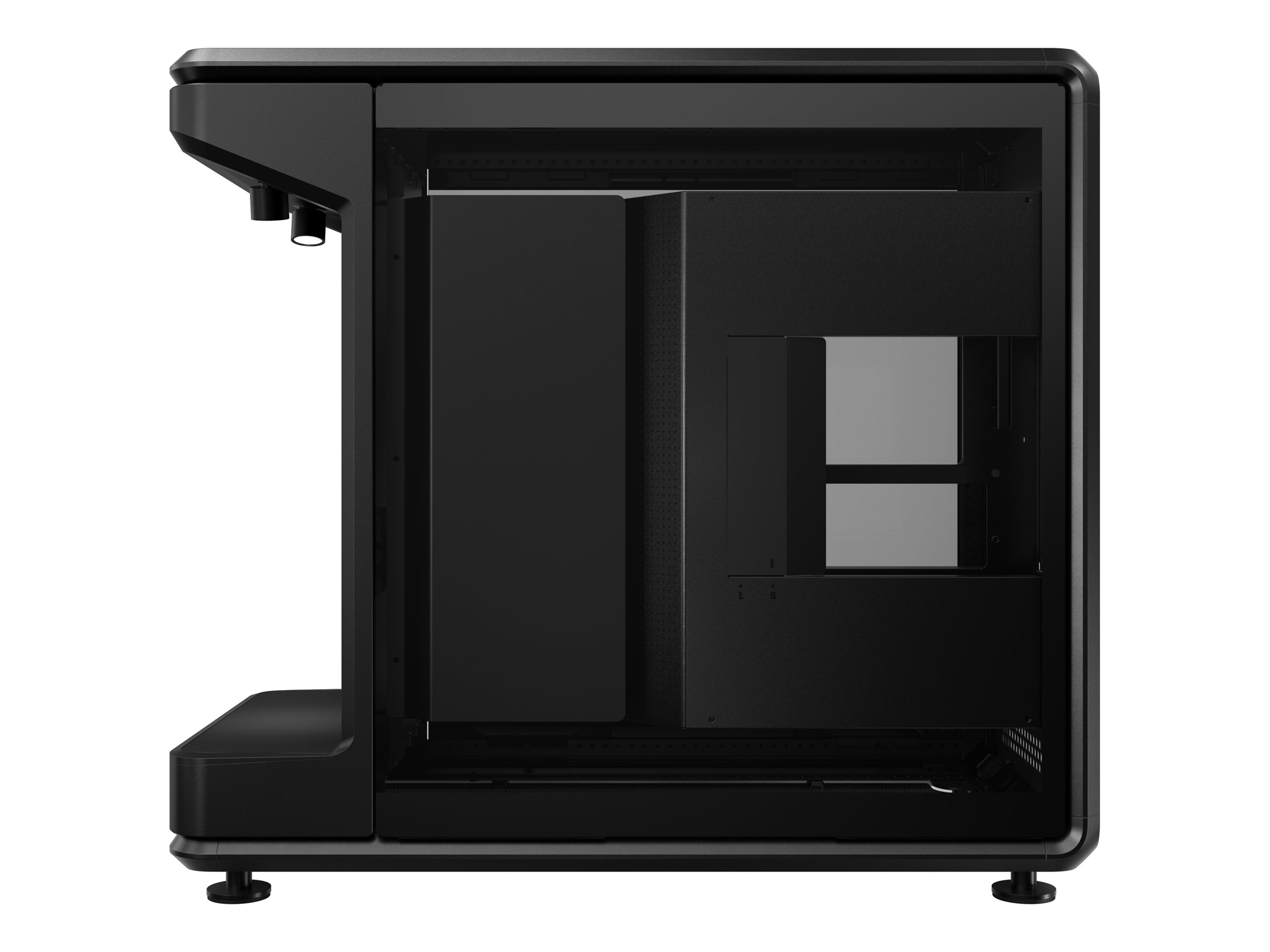 Cooler Master MasterFrame 360 STAGE LCD MT Product shot Front 79950