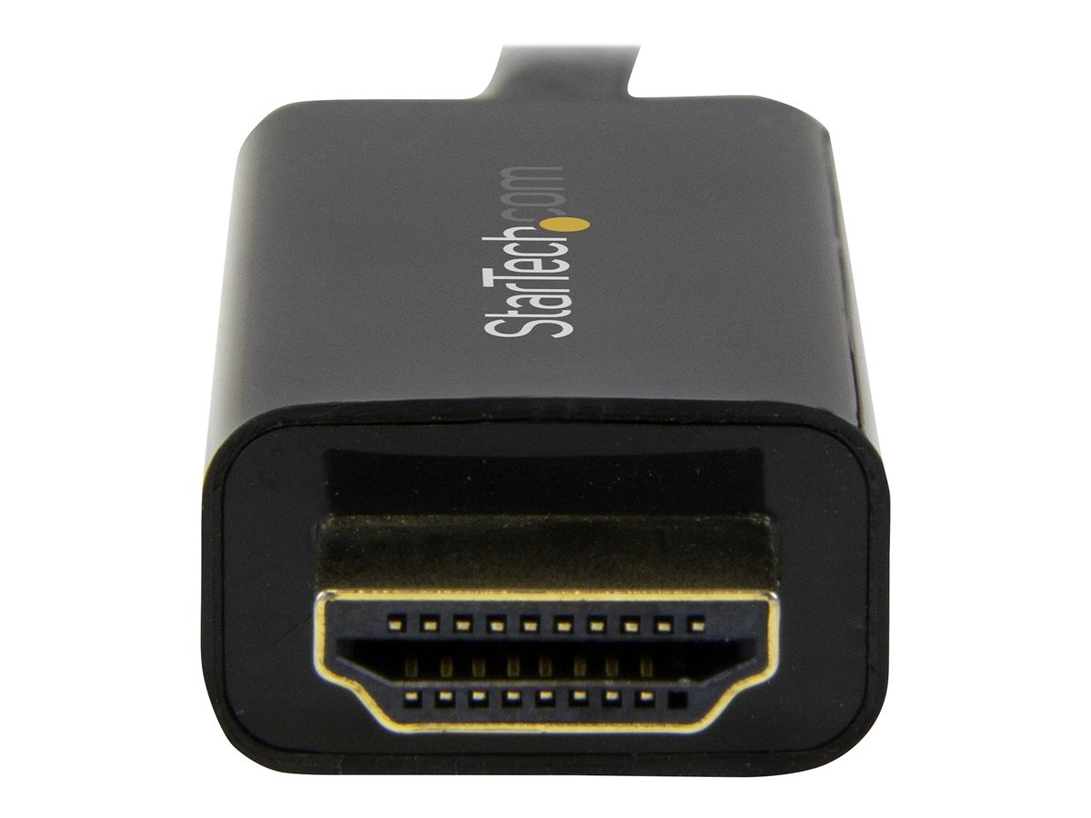 StarTech.com Mini DisplayPort to HDMI converter cable - 3 ft (1m) - mDP to HDMI adapter with built-in cable - (M / M) Ultra HD 4K (MDP2HDMM1MB) - kabel adaptéru - DisplayPort / HDMI - 1 m – foto 5
