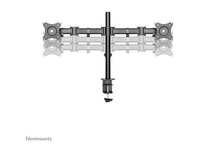 NEOMOUNTS Flat Desk Mount 2 screens Blk