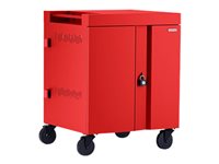 Bretford Cube Charging Cart Cart (charge only) for 32 tablets / notebooks lockable red