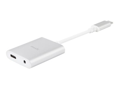 Moshi USB-C Digital Audio Adapter with Charging Sound card stereo USB-C
